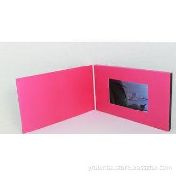 4G memory lcd video mailer for Holidays / Valentine's day /
